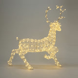 Christmas Outdoor Deer Decoration with Light and Timer, 13"H
