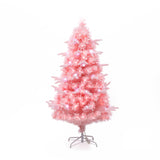 Pre-Lit Fiber Optic Pink Christmas Tree with lights,5ft