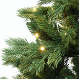 Pre-Lit Artificial Fir Christmas Tree with Stand, 6.5ft