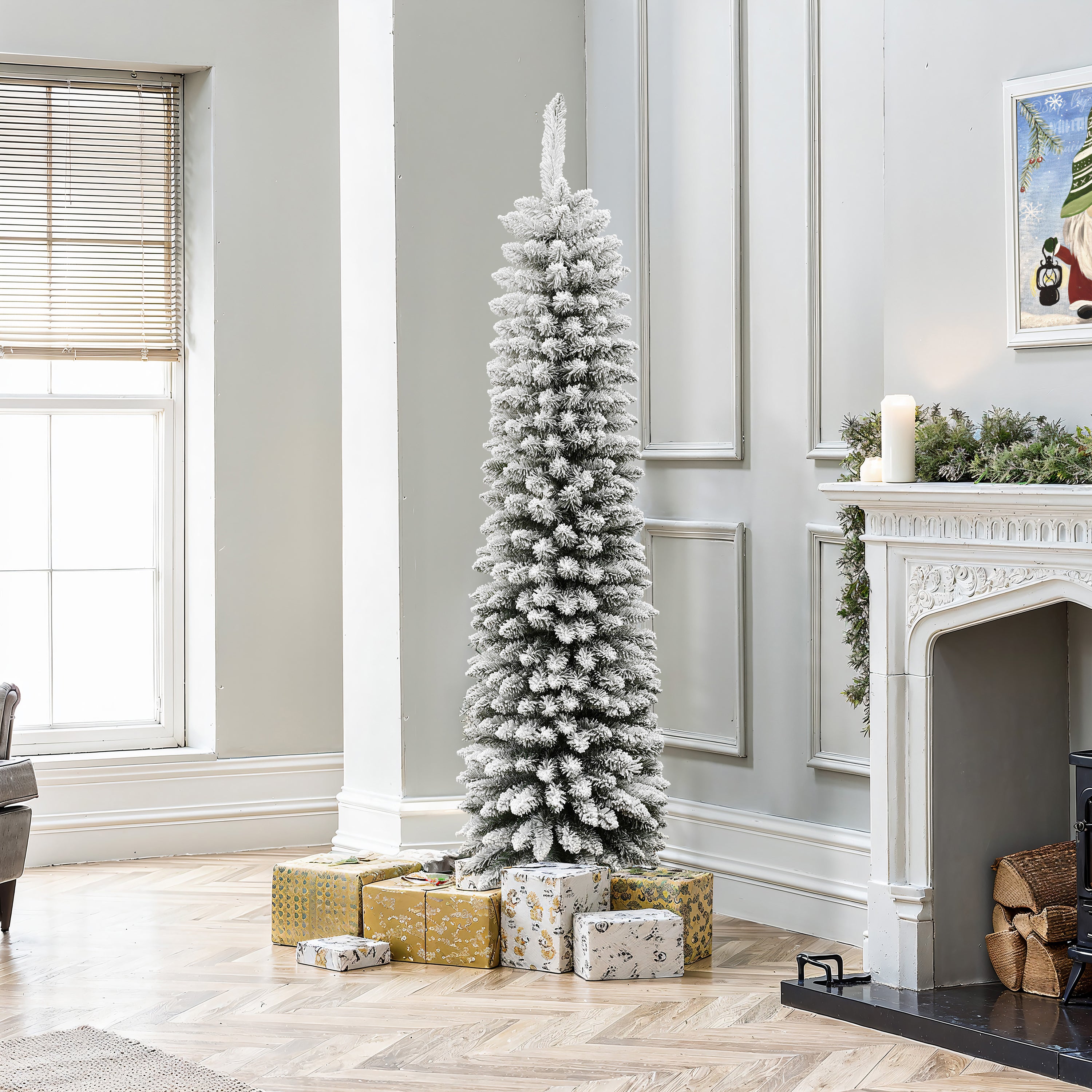 snow-flocked-artificial-christmas-tree-creates-unforgettable-memories-with-your-loved-ones