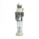 Christmas Traditional Nutcracker King Silver with Lights, 4ft