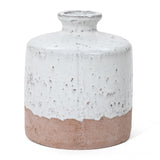 Two-Tone Rustic Terracotta Jug Vase