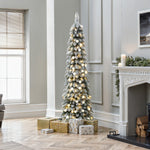 create-a-festive-atmosphere-in-home-with-the-flocked-slim-artificial-christmas-tree