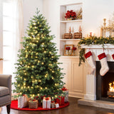 Pre-Lit Gradient Green Full Pine Christmas Tree ,6Ft