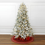 7.5ft-big-pre-lit-snow-flocked-full-fir-artificial-christmas-tree