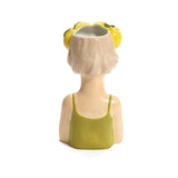 Lady lemons ceramic sculpture vase