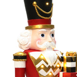 Christmas Nutcracker Red Soldier with Presents & Lights,3ft