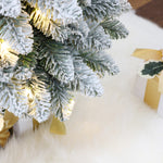 brighten-your-holiday-season-with--pre-lit-artificial-slim-christmas-tree