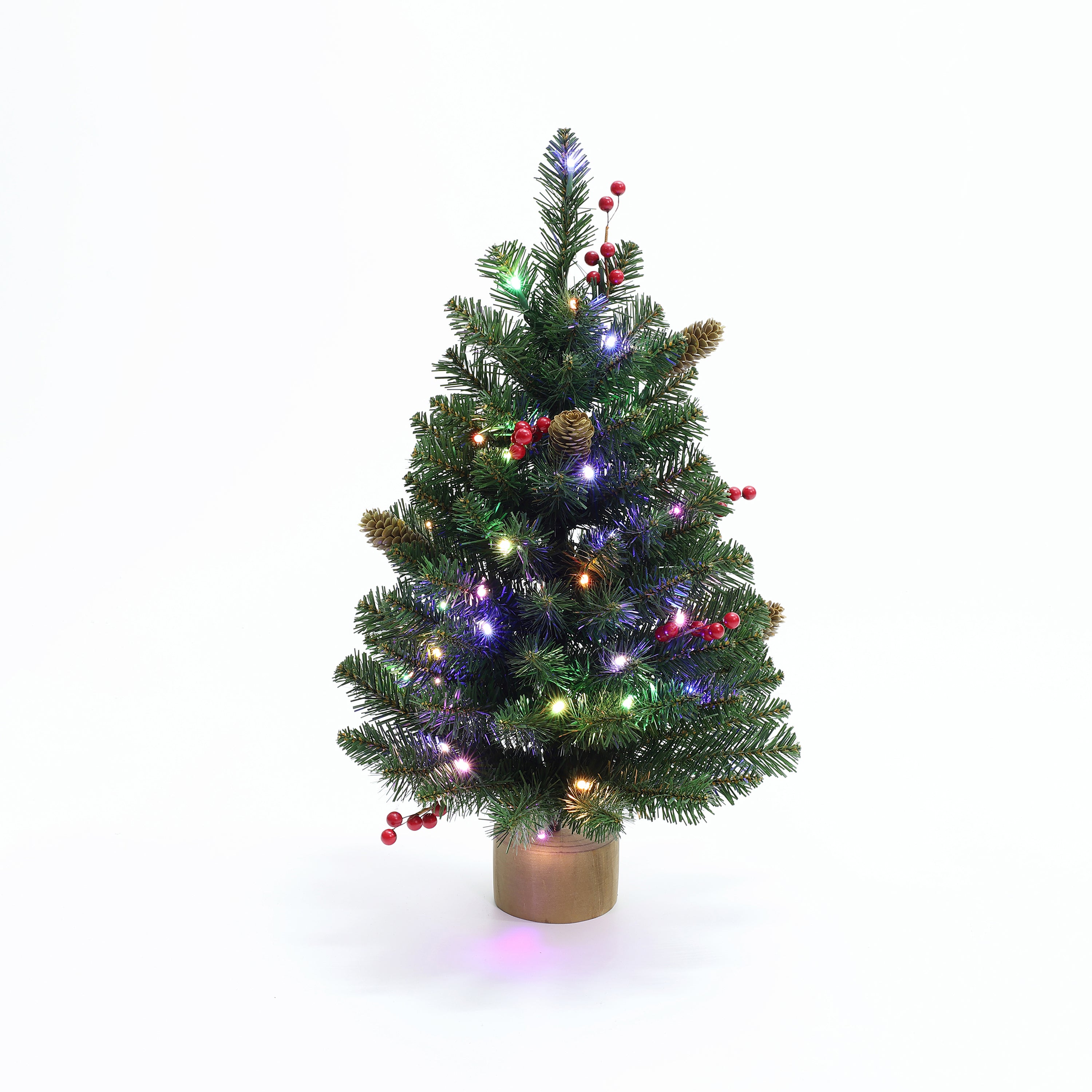 2-ft-artifical-christmas-tree-muti-colored-LED-Lights-with-gold-finish-pot