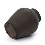 Dark Brown Rustic Vase, 13.4'' H