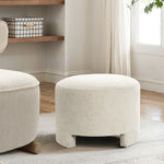 upholstered-cream-bedroom- ottoman