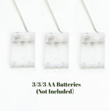 Christmas Snowflake Holiday Decoration with Lights, Set of 3
