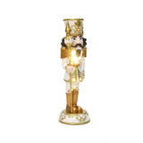 Christmas Soldier Nutcracker Holiday Decor with Wreath, 3FT