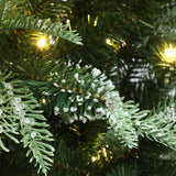 Pre-Lit Green Full Artificial Christmas Tree,7.5Ft
