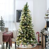 Pre-Lit Christmas Snow-Flocked Christmas Tree, 7.5ft