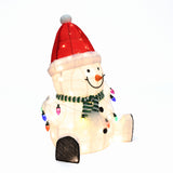 Christmas Snowman Decoration Outdoor with Lights, 2.3ft
