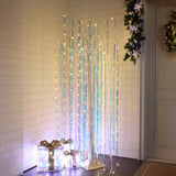 Pre-Lit Branches White Willow Tree Christmas,6Ft