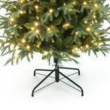 Pre-Lit Green Artificial Christmas Trees with Stand,7.5ft