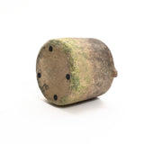 Ginger root brown Cement Vase cylindrical short Vase
