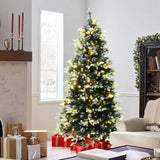 Pre-Lit Green Christmas Tree Artificial ,6ft