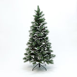 Pre-Lit Snow-Flocked Artificial Pine Christmas Tree, 6ft