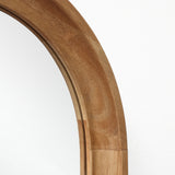 Horizon Arch Wooden Wall Mirror with Legs, 35.5"H