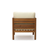 Acacia Wood Outdoor Patio Chair with Cushion