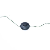 Pre-Lit Flocked Artificial Slender Christmas Tree, 7ft