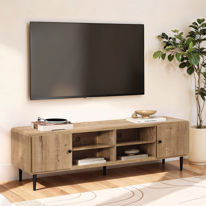 Wood TV Stand - Modern Home furniture for Living Room – LuxenHome