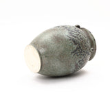 Antiqued Rustic Terracotta Flower Vase Green & Brown,14.5"