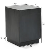 dimensions-for-cement-outdoor-end-table-13-inch-wide-12 inch-deep-18 inch high