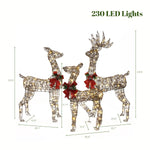 Holiday-Deer-Family-decorations-with-led-lights