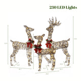 Holiday-Deer-Family-decorations-with-led-lights