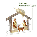 Christmas Lights Angel Holiday Yard Decoration,57.1''