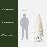 Holiday Natural Ivory Pampas Grass Trees,6ft