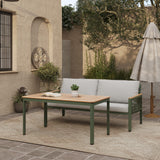 Carlsbad outdoor loveseat & coffee table set