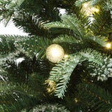 Pre-Lit Green Full Artificial Christmas Tree,7.5Ft