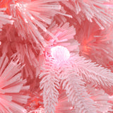 Pre-Lit Fiber Optic Pink Christmas Tree with lights,5ft