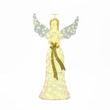 Christmas Holiday Angel Decor Outdoor with Lights, 4.1ft