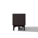 Modi Wenge Faux Marble Top Manufactured Wood TV Console Table, 62"