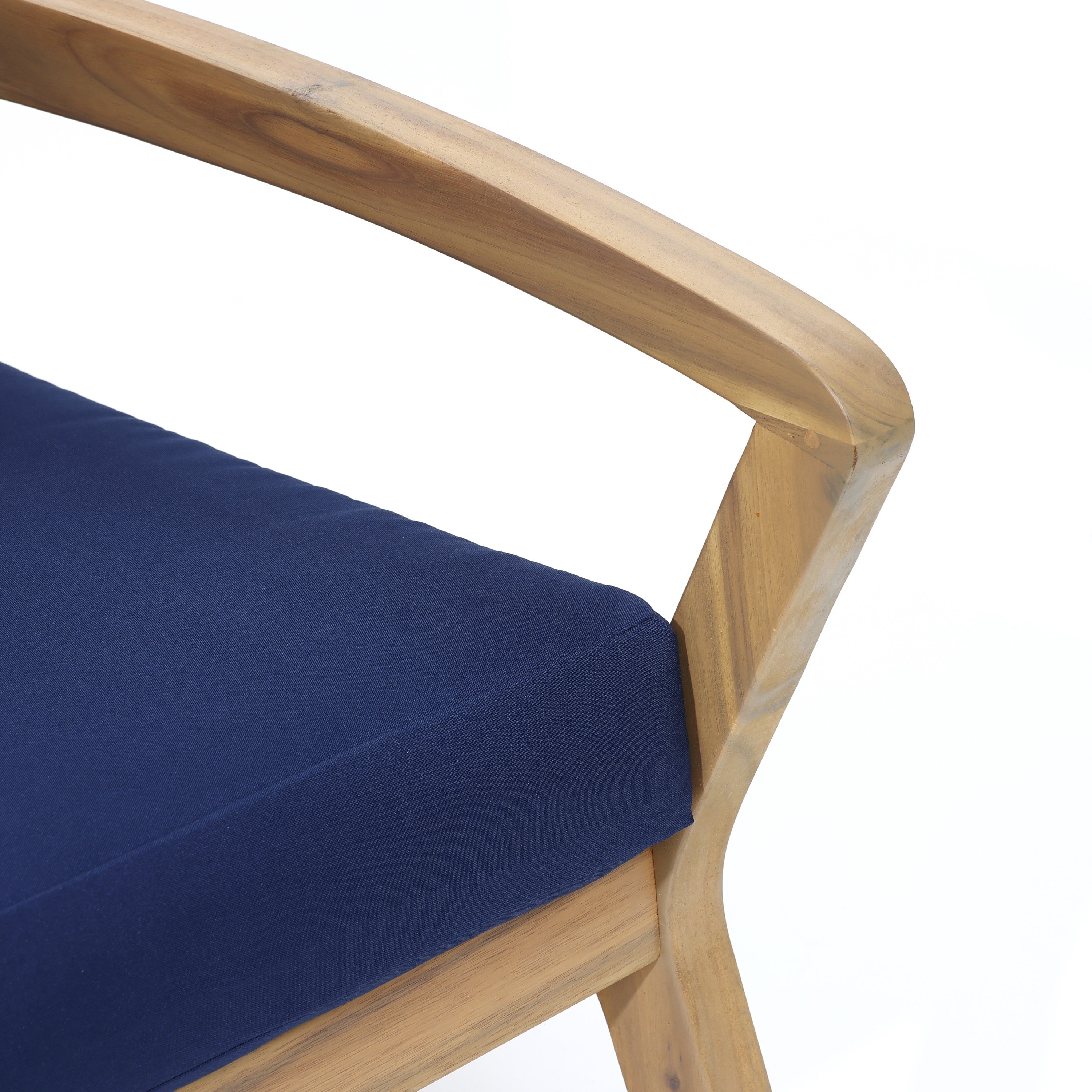 chair-with-blue-cushion-and-a-wooden-frame