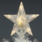 Pre-Lit White Fiber Optic Christmas Tree,5Ft