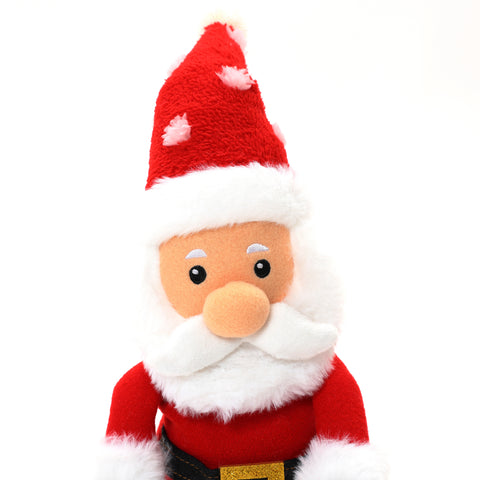 Santa animated singing battery-powered plush toy, 16" tall