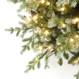 Pre-Lit Artificial Pine Christmas Tree with Stand, 6.5ft