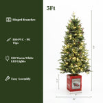 5-ft-pre-lit-artifical-potted-christmas-tree-with-iced-branch-tips-natural-pinecones-and-faux-red-berries-perfect-for-holiday-season