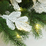 Pre-Lit Christmas Snow-Flocked Christmas Tree, 7.5ft