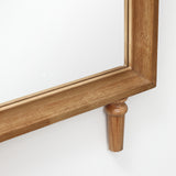 Horizon Arch Wooden Wall Mirror with Legs, 35.5"H