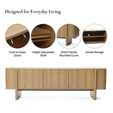 Modern TV Stand with Storage for TVs up to 70''