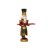 Christmas Red Soldier Nutcracker with Tray & Lights, 4ft