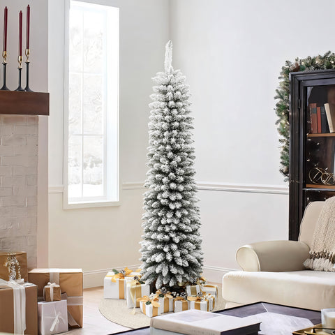 pencil-christmas-tree-stands-is-easy-to-in-corner of den